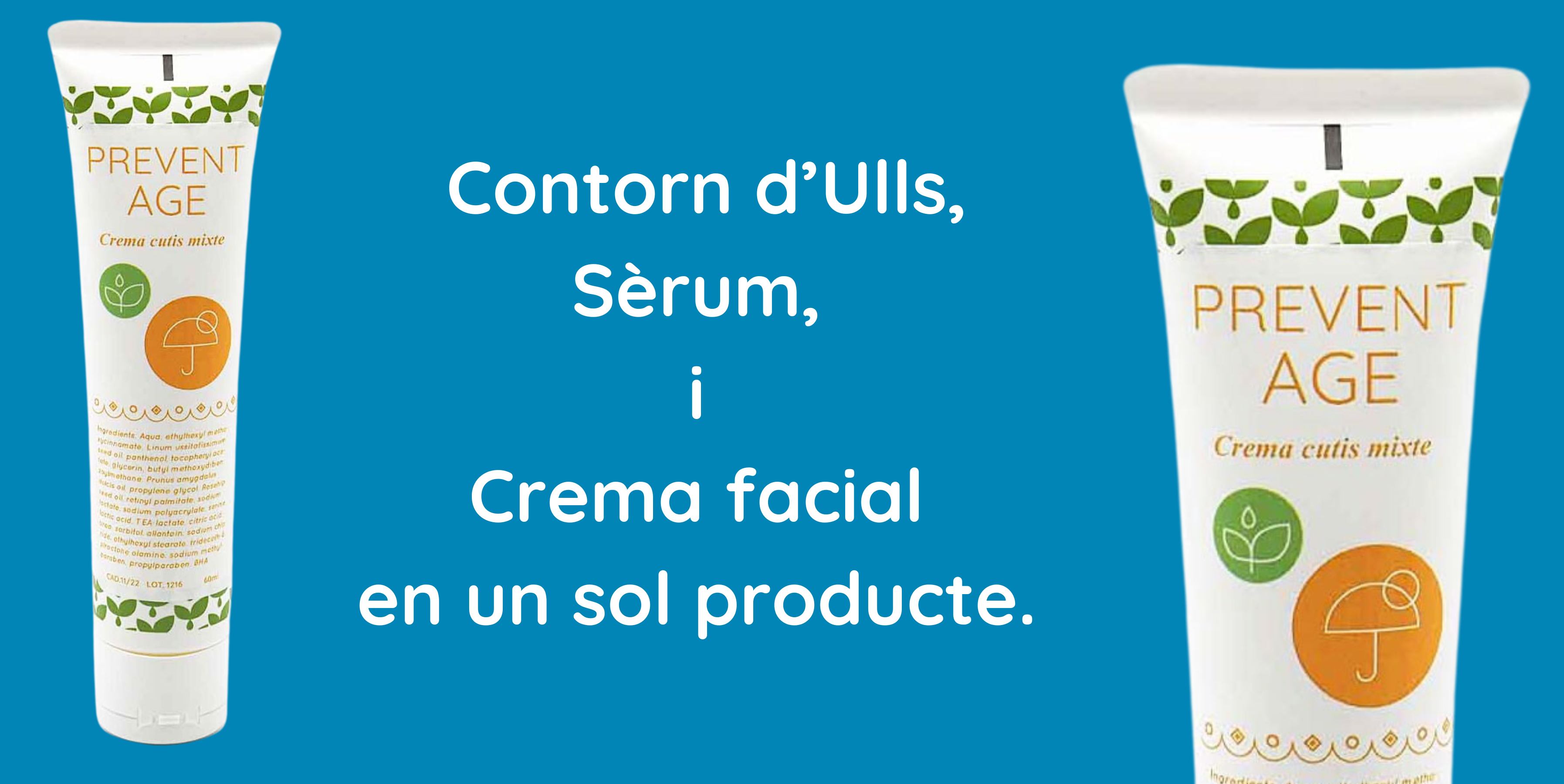 crema prevent age 1842, una crema multiusos: contorno de ojos, serum, antiarrugas, y que también es muy útil para la dermatitis seborreica