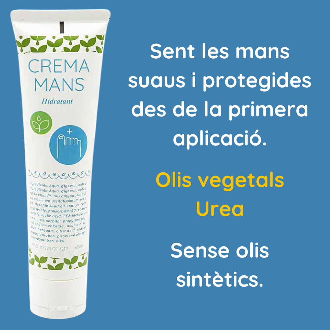 Crema de mans 1842, olis vegetales i urea per a cuidar les teves mans.